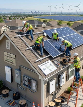 On Grid Solar System Installation Services in Rabupura, Jhajhar, Jewar, Bulandshahr, Khurja, Dadri and Greater Noida by Alfiya Enterprises