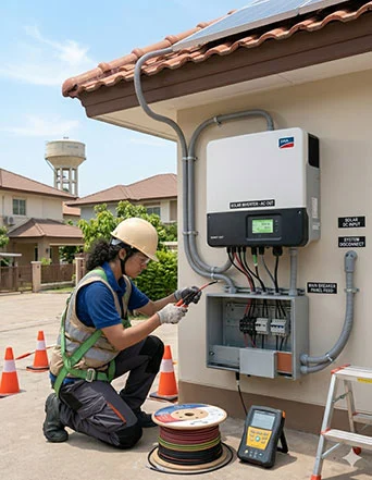 Solar Inverter Installation Services in Rabupura, Jhajhar, Jewar, Bulandshahr, Khurja, Dadri and Greater Noida by Alfiya Enterprises